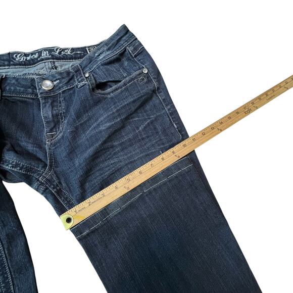 Grace in LA Jeans Size 13/30 Embellished Bootcut Rhinestone Pockets FLAW - Picture 12 of 15